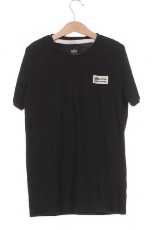 Kinder T-Shirt Alpha Industries, Größe 11-12y/ 152-158 cm, Farbe Schwarz, Preis 22,50 €