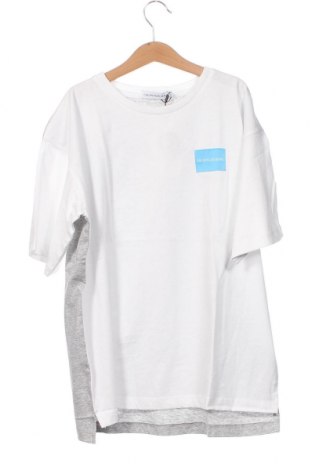 Kinder T-Shirt Calvin Klein Jeans, Größe 11-12y/ 152-158 cm, Farbe Weiß, Preis 22,05 €