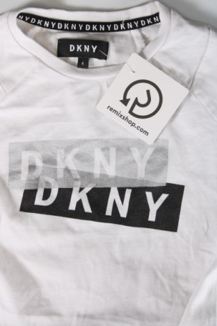 Детска тениска DKNY, Размер 5-6y/ 116-122 см, Цвят Бял, Цена 25,68 лв.