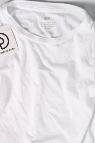 Dziecięcy T-shirt H&M, Rozmiar 4-5y/ 110-116 cm, Kolor Biały, Cena 22,53 zł