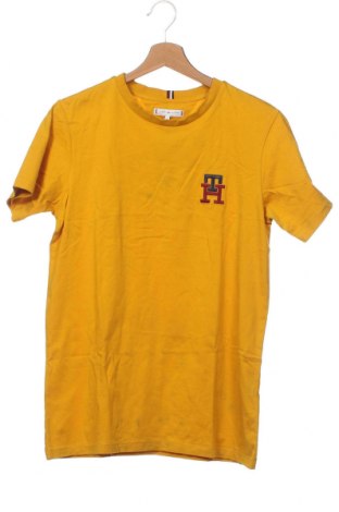 Детска тениска Tommy Hilfiger, Размер 15-18y/ 170-176 см, Цвят Жълт, Цена 31,20 лв.