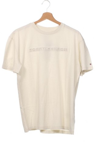 Dziecięcy T-shirt Tommy Hilfiger, Rozmiar 15-18y/ 170-176 cm, Kolor Beżowy, Cena 153,53 zł