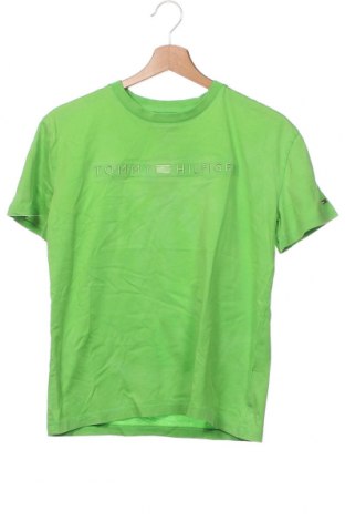 Παιδικό μπλουζάκι Tommy Hilfiger, Μέγεθος 11-12y/ 152-158 εκ., Χρώμα Πράσινο, Τιμή 19,30 €