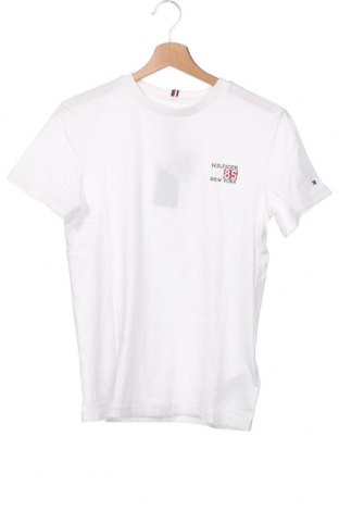 Dziecięcy T-shirt Tommy Hilfiger, Rozmiar 13-14y/ 164-168 cm, Kolor Biały, Cena 153,53 zł