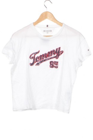 Tricou pentru copii Tommy Hilfiger, Mărime 15-18y/ 170-176 cm, Culoare Alb, Preț 118,42 Lei