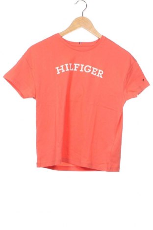 Детска тениска Tommy Hilfiger, Размер 15-18y/ 170-176 см, Цвят Оранжев, Цена 31,20 лв.