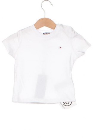 Dziecięcy T-shirt Tommy Hilfiger, Rozmiar 6-9m/ 68-74 cm, Kolor Biały, Cena 81,37 zł