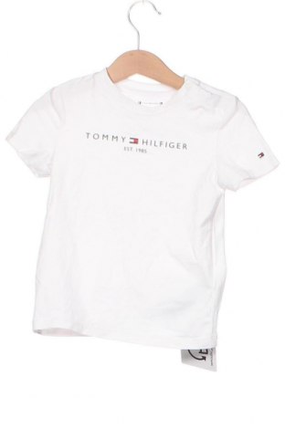 Dziecięcy T-shirt Tommy Hilfiger, Rozmiar 18-24m/ 86-98 cm, Kolor Biały, Cena 133,67 zł
