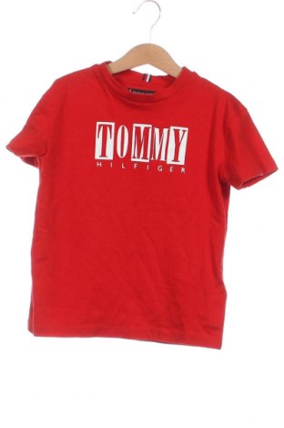 Παιδικό μπλουζάκι Tommy Hilfiger, Μέγεθος 5-6y/ 116-122 εκ., Χρώμα Κόκκινο, Τιμή 35,31 €
