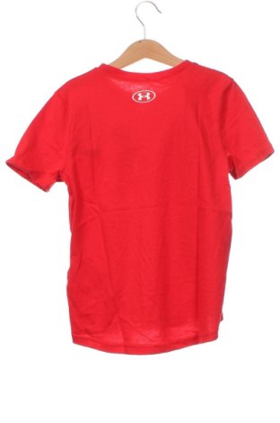 Kinder T-Shirt Under Armour, Größe 6-7y/ 122-128 cm, Farbe Rot, Preis 30,41 €