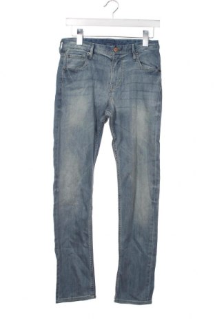 Dziecięce jeansy H&M, Rozmiar 13-14y/ 164-168 cm, Kolor Niebieski, Cena 26,20 zł