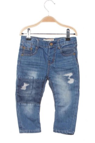 Dětské džíny  Zara, Velikost 12-18m/ 80-86 cm, Barva Modrá, Cena  200,00 Kč