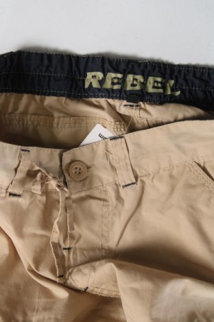 Παιδικό κοντό παντελόνι Rebel, Μέγεθος 11-12y/ 152-158 εκ., Χρώμα  Μπέζ, Τιμή 4,89 €