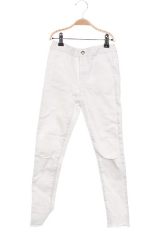 Детски панталон Zara, Размер 7-8y/ 128-134 см, Цвят Бял, Цена 23,91 лв.