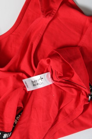 Μπλουζάκι αμάνικο παιδικό Here+There, Μέγεθος 12-13y/ 158-164 εκ., Χρώμα Κόκκινο, Τιμή 2,73 €