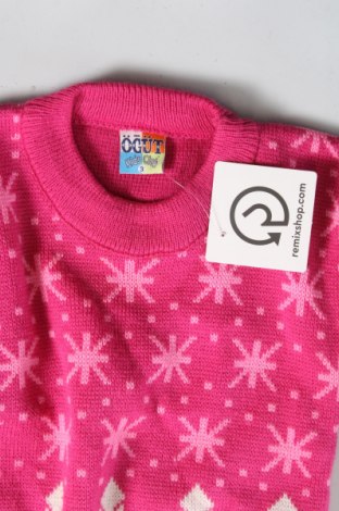 Детски пуловер, Размер 2-3y/ 98-104 см, Цвят Розов, Цена 16,32 лв.