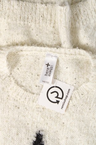 Детски пуловер Here+There, Размер 10-11y/ 146-152 см, Цвят Екрю, Цена 8,88 лв.