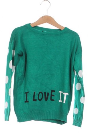 Детски пуловер Reserved, Размер 4-5y/ 110-116 см, Цвят Зелен, Цена 9,88 лв.