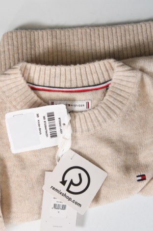 Детски пуловер Tommy Hilfiger, Размер 9-10y/ 140-146 см, Цвят Бежов, Цена 42,48 лв.