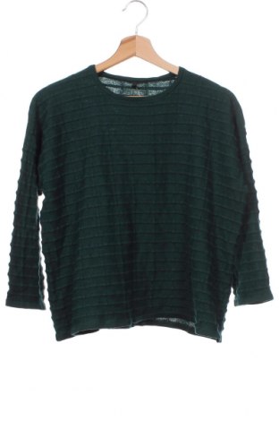 Детски пуловер United Colors Of Benetton, Размер 8-9y/ 134-140 см, Цвят Зелен, Цена 10,80 лв.