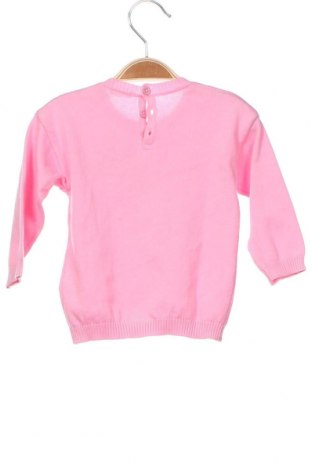 Детски пуловер United Colors Of Benetton, Размер 3-6m/ 62-68 см, Цвят Розов, Цена 26,00 лв.