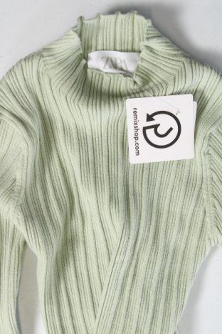 Детски пуловер Zara, Размер 11-12y/ 152-158 см, Цвят Зелен, Цена 21,00 лв.