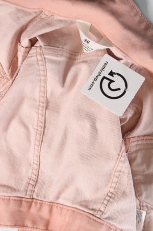 Детско дънково яке H&M, Размер 4-5y/ 110-116 см, Цвят Розов, Цена 18,63 лв.