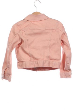 Детско дънково яке H&M, Размер 4-5y/ 110-116 см, Цвят Розов, Цена 18,63 лв.