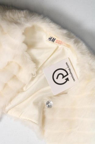 Детско палто H&M, Размер 5-6y/ 116-122 см, Цвят Бежов, Цена 37,16 лв.