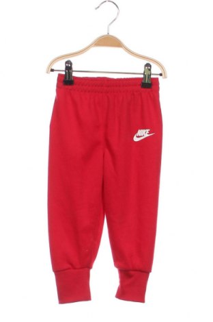 Детско спортно долнище Nike, Размер 12-18m/ 80-86 см, Цвят Червен, Цена 35,52 лв.