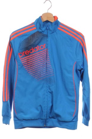 Kinderjacke Adidas, Größe 11-12y/ 152-158 cm, Farbe Blau, Preis 38,72 €