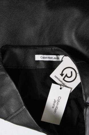 Skórzana spódnica Calvin Klein Jeans, Rozmiar XXS, Kolor Czarny, Cena 197,24 zł