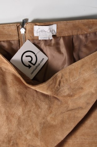 Δερμάτινη φούστα Cotton Club, Μέγεθος XL, Χρώμα  Μπέζ, Τιμή 19,02 €