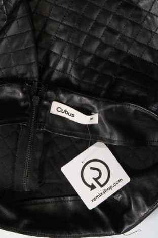 Δερμάτινη φούστα Cubus, Μέγεθος XS, Χρώμα Μαύρο, Τιμή 2,87 €