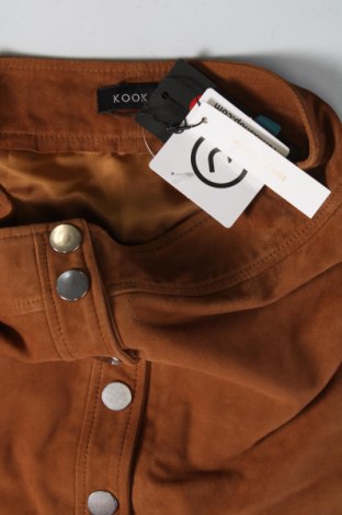 Δερμάτινη φούστα Kookai, Μέγεθος XS, Χρώμα Καφέ, Τιμή 18,09 €