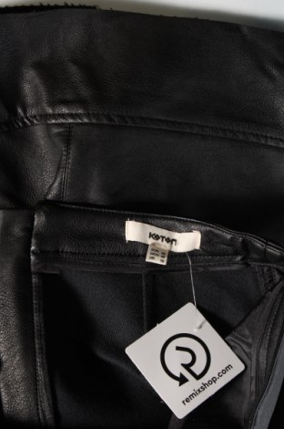 Δερμάτινη φούστα Koton, Μέγεθος S, Χρώμα Μαύρο, Τιμή 23,06 €