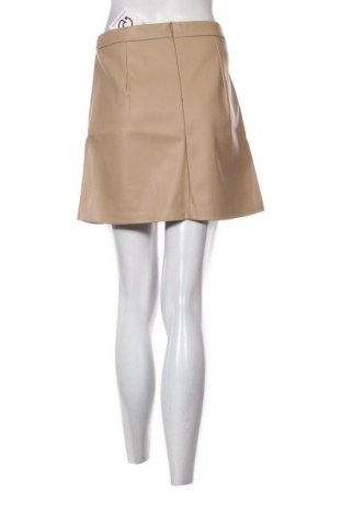 Δερμάτινη φούστα Sinsay, Μέγεθος M, Χρώμα  Μπέζ, Τιμή 2,67 €