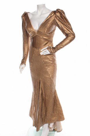 Lederkleid, Größe S, Farbe Golden, Preis 29,67 €