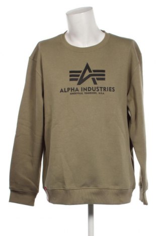 Herren Shirt Alpha Industries, Größe 4XL, Farbe Grün, Preis 46,80 €