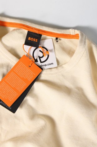 Ανδρική μπλούζα Boss Orange, Μέγεθος L, Χρώμα Εκρού, Τιμή 74,40 €