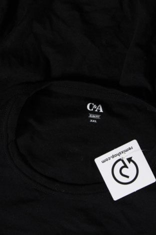 Pánske tričko  C&A, Veľkosť 3XL, Farba Čierna, Cena  6,68 €
