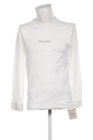 Bluză de bărbați Calvin Klein, Mărime S, Culoare Alb, Preț 304,77 Lei