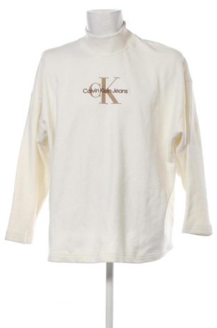 Ανδρική μπλούζα Calvin Klein Jeans, Μέγεθος L, Χρώμα Εκρού, Τιμή 19,59 €