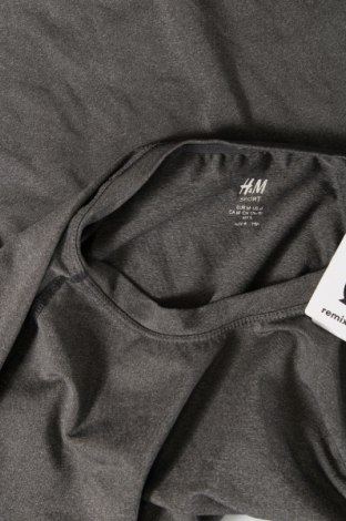 Мъжка блуза H&M Sport, Размер M, Цвят Сив, Цена 23,00 лв.