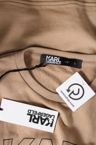 Мъжка блуза Karl Lagerfeld, Размер L, Цвят Бежов, Цена 164,00 лв.