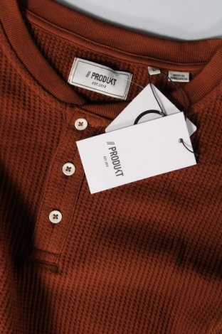 Ανδρική μπλούζα Produkt by Jack & Jones, Μέγεθος L, Χρώμα Καφέ, Τιμή 20,62 €