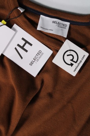 Pánské tričko  Selected Homme, Velikost L, Barva Hnědá, Cena  548,00 Kč