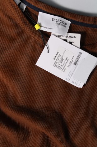 Herren Shirt Selected Homme, Größe M, Farbe Braun, Preis 13,08 €