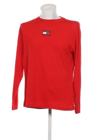 Ανδρική μπλούζα Tommy Jeans, Μέγεθος M, Χρώμα Κόκκινο, Τιμή 35,72 €