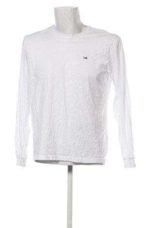 Herren Shirt Tommy Jeans, Größe L, Farbe Weiß, Preis 28,04 €